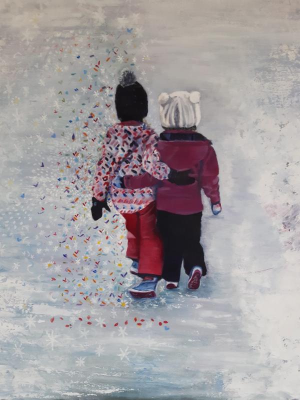 koorien-2-meisjes-in-de-sneeuw